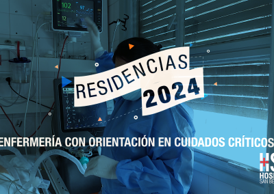 Residencia en Enfermería con orientación en Cuidados Críticos del adulto del Hospital San Bernardo
