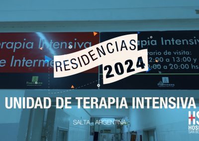 Residencia en Unidad de Terapia Intensiva del Hospital San Bernardo