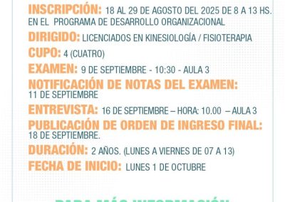 CONCURRENCIA SERVICIO DE REHABILITACIÓN