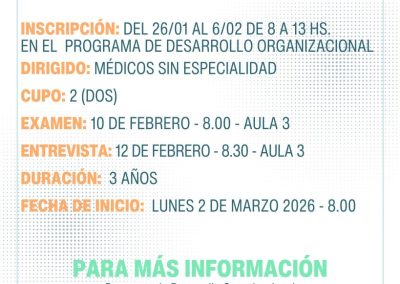CONCURRENCIA POR CAPACITACIÓN EN OFTALMOLOGÍA