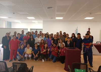 Primer «Curso de Lengua de Señas Argentina» orientado a la salud: con cupos completos el HSB inició las clases