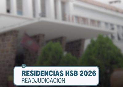 RESIDENCIAS 2026: READJUDICACIÓN – NOTAS DE EXAMEN