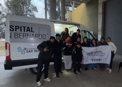 El Hospital San Bernardo impulsa un registro de donantes voluntarios de sangre junto a las divisiones juveniles de Central Norte