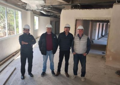 Avanza la obra de ampliación y refuncionalización del Hospital San Bernardo