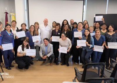 Capacitación digital en el Hospital San Bernardo