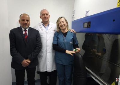 El Hospital San Bernardo inauguró la primera farmacia de preparación de medicamentos endovenosos para adultos en el sector público de la Provincia