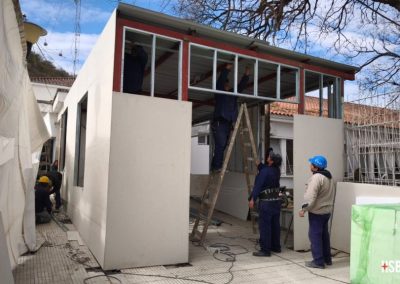 El Hospital San Bernardo avanza con la transformación del espacio de ingreso a la Guardia